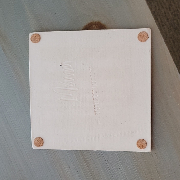 Rocky Mann Signed Birch Tile- 6" x 6" - Picture 2 of 3